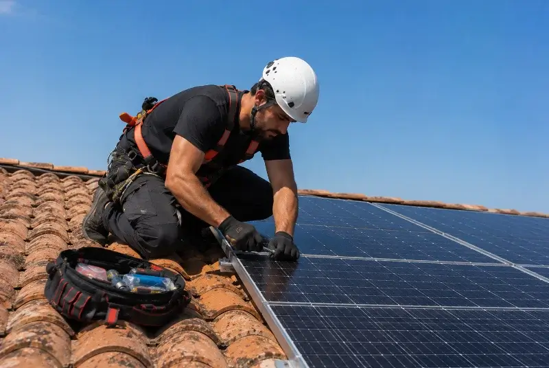 Maintenance et monitoring de panneaux solaires à Castets